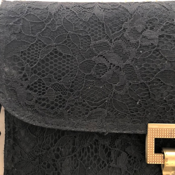 [5 for $25] Jason Wu for Target black lace clutch - Picture 2 of 4